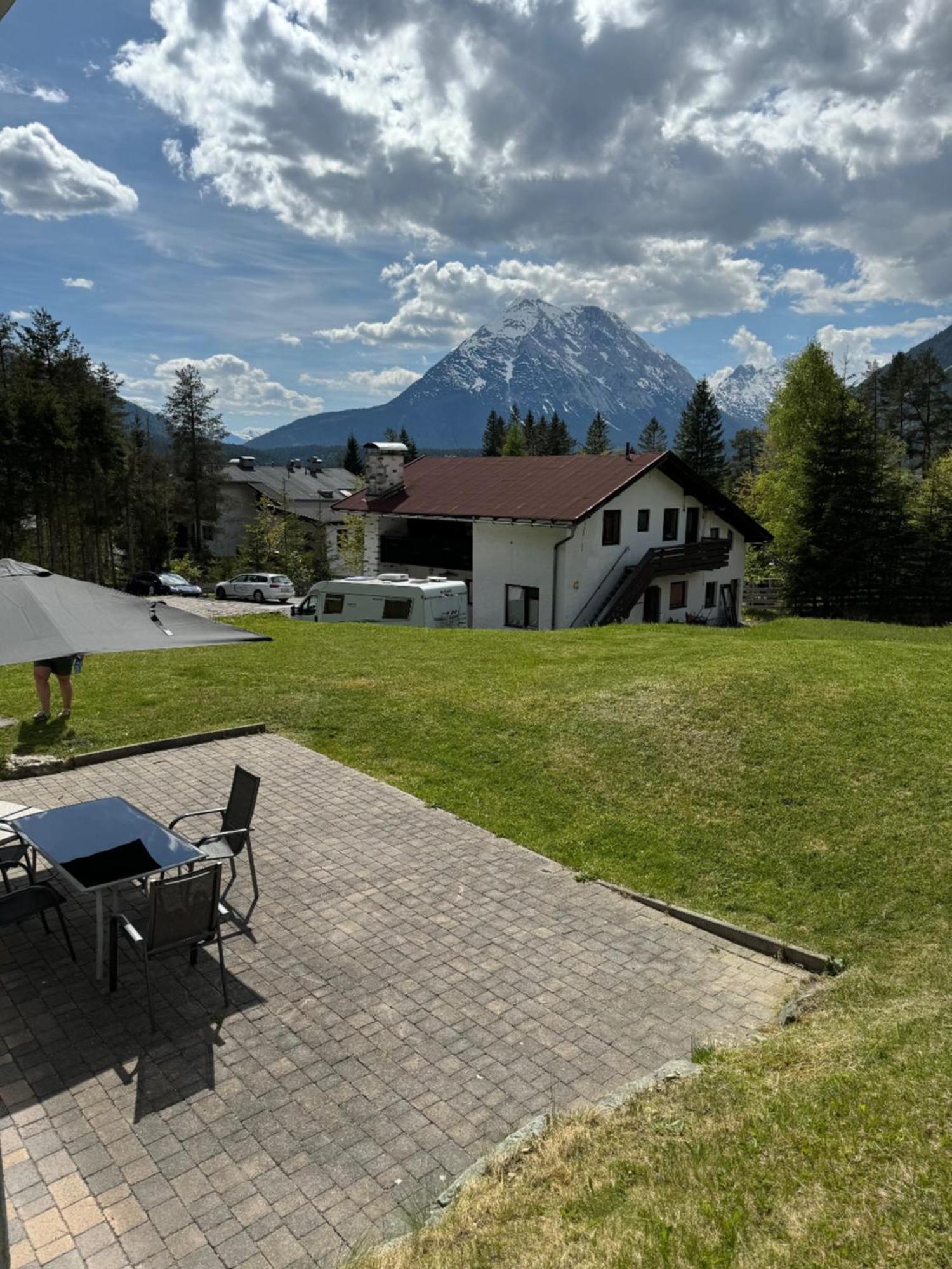 Alpenmond Appartment Halbmond Leutasch Dış mekan fotoğraf